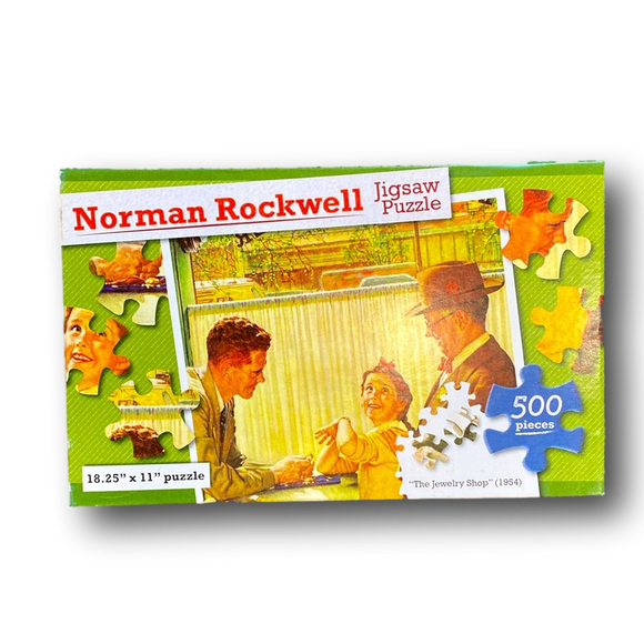 Norman Rockwell “The Jewelry Shop” Jigsaw Puzzle - NWT - Picture 1 of 2